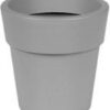 Viomes Linea 869 Γλάστρα 2lt Γκρι - Σταχτί 16x15.5cm