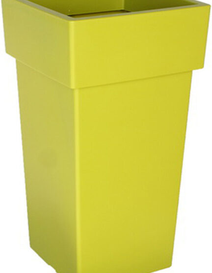 Viomes Linea 582 Γλάστρα 24lt Κιτρινοπράσινη 27x27x50cm
