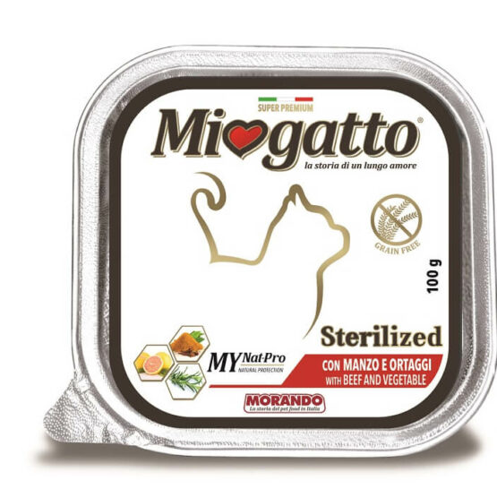 Morando Δισκάκι Miocane Adult Μοσχάρι & Λαχανικά 100gr