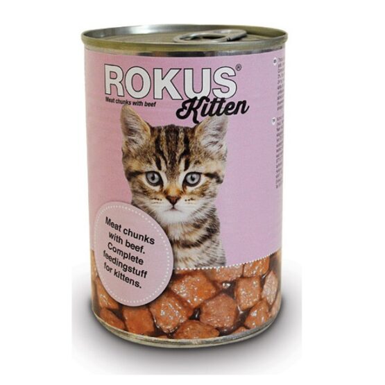 Rokus Kitten Βοδινό 410gr