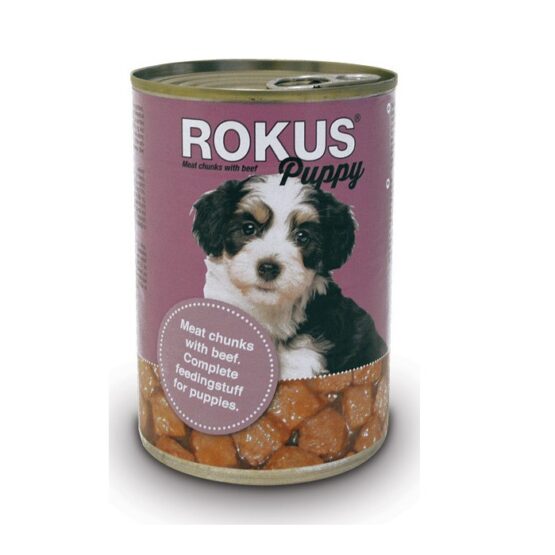 Rokus Puppy Μοσχάρι 410gr