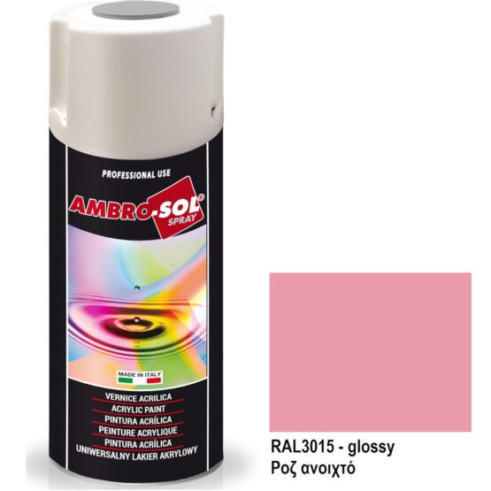 Ambro-Sol V400 Ακρυλικό Σπρέι Βαφής Ροζ 400ml