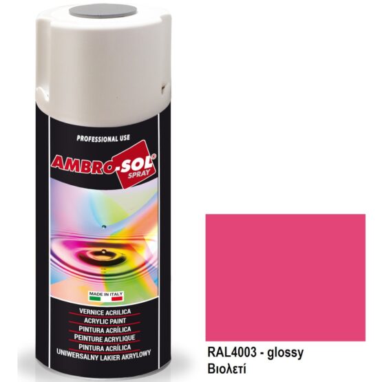 Ambro-Sol V400 Ακρυλικό Σπρέι Βαφής Μωβ 400ml