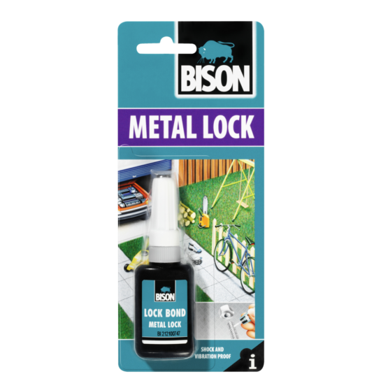 Bison Ασφαλιστικό Metal Lock Κόλλα Σπειρωμάτων 10ml