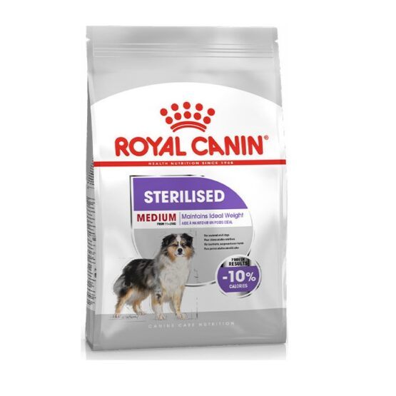 Royal Canin Medium Sterilised Ξηρά Τροφή για Ενήλικους Στειρωμένους Σκύλους Μεσαίας Φυλής με Καλαμπόκι / Πουλερικά 3kg