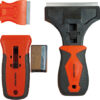 Black & Decker Σετ Ξύστρες Τζαμιών με Αντιολισθητική Λαβή & Λάμες 4τμχ BDHT0-28101