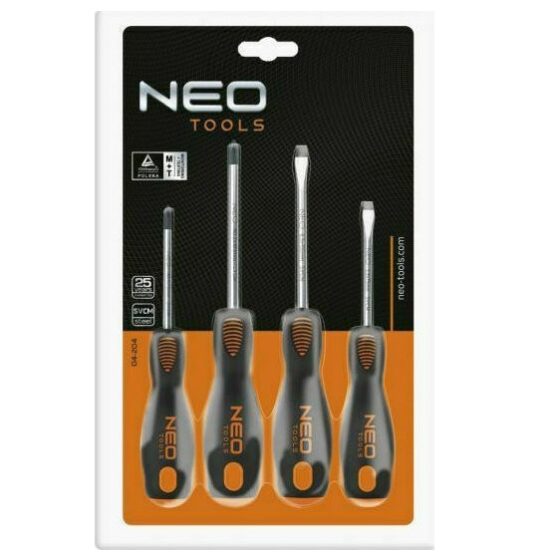 Neo Tools Σετ 4 Κατσαβίδια