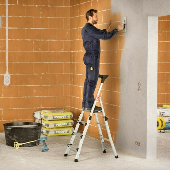 Hailo Τριπλή Σκάλα Αλουμινίου 3x5