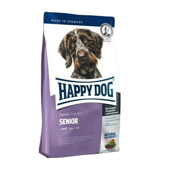 Happy Dog Fit Well Senior 4kg Ξηρά Τροφή Διαίτης για Ηλικιωμένους Σκύλους Μεσαίων & Μεγαλόσωμων Φυλών με Καλαμπόκι και Πουλερικά