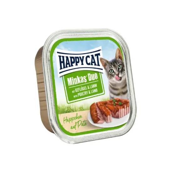 Happy Cat Wet Food Minkas Duo Poultry & Lamb