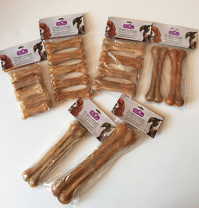 Pet Camelot Συμπαγές Κόκκαλο Από Φυσικό Δέρμα 10,16cm/30gr/5τμχ 1006-2P Pet Camelot Συμπαγές Κόκκαλο Από Φυσικό Δέρμα 10,16cm/30gr/5τμχ 1006-2P