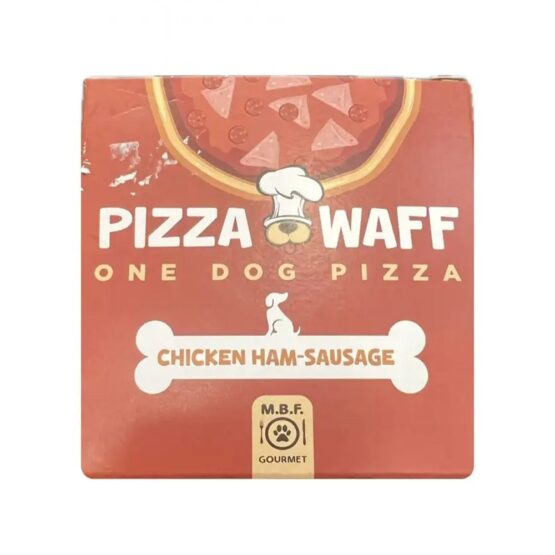 MBF Pizza Waff Πίτσα για Σκύλους με Ζαμπόν Κοτόπουλου & Λουκάνικο 100gr