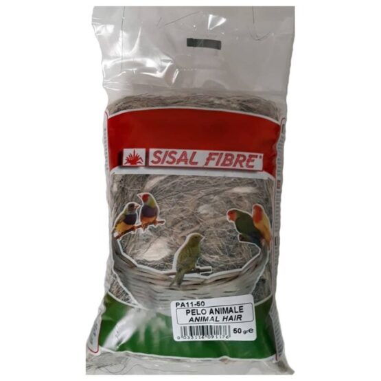 Sisal Fibre Pelo Animale – Υλικό φωλιάς από ζωική τρίχα 50gr
