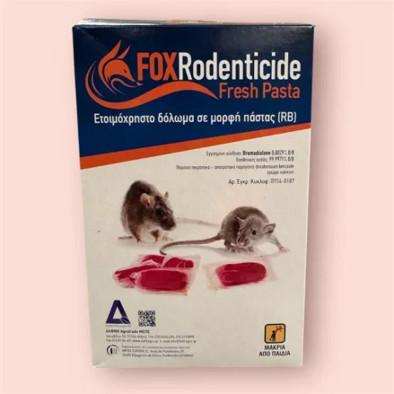 ΠΟΝΤΙΚΟΦΑΡΜΑΚΟ FOX RODENTICIDE FRESH PASTA 150gr